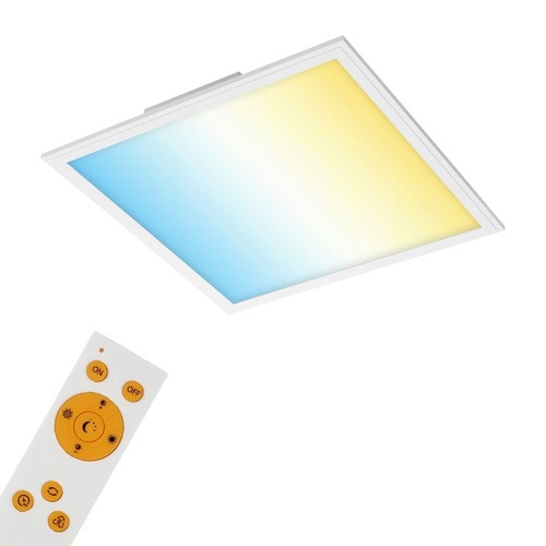 Hranatá - BRILO 7179016 CCT svítidlo LED panel, 45 cm, 2400 lm, 24 W, bílé (starý kód: BRILO 7179-016) - BRILO - foto 1