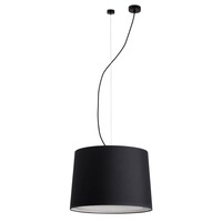 Kónická - FARO 64314-56 CONGA závěsné svítidlo, černá, pr.450 - FARO