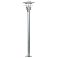 Sloupková - NOR 71428031 Venkovní sloupkové svítidlo Lønstrup 32 1x60W E27 galvanizovaná čirá - NORDLUX