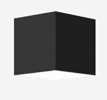 Hranatá - LU IC.L2.250.93 Stropní svítidlo IZAR C 10,5W 1220lm 4000K černé - LUCIS