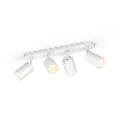 SmartHome Paul Neuhaus - PH 50634/31/P7 Hue Fugato Bluetooth SVÍTIDLO BODOVÉ GU10 4x5,7W 4x350lm 2000-6500K, bílá - PHILIPS HUE (915005761701) - foto 1