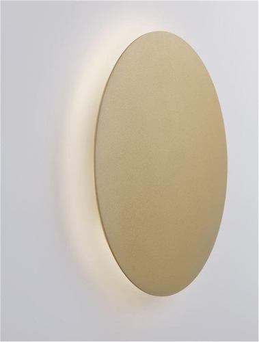Nepřímé osvětlení - NV 9248153 Nástěnné svítidlo CYRCLE matný zlatý hliník a akryl LED 22.5W 230V 3000K IP20 - NOVA LUCE - foto 1