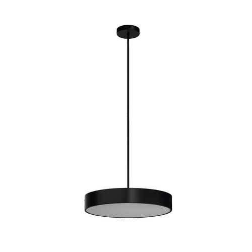 Kruhová - OS KRU60718 KRUGER P3 FO závěsné plastové svítidlo černá IP40 4000 K 32W LED - OSMONT - foto 1