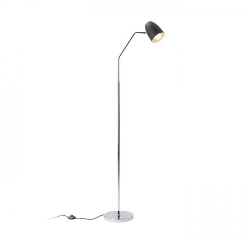Stojací lampy - RED R12989X VÝPRODEJ VZORKU - PRAGMA stojanová černá chrom 230V E27 28W - RED - DESIGN RENDL - foto 1