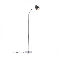 Stojací lampy - RED R12989X VÝPRODEJ VZORKU - PRAGMA stojanová černá chrom 230V E27 28W - RED - DESIGN RENDL