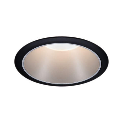 Koupelnová - P 93407 Vestavné svítidlo LED Cole 6,5W černá/stříbrná mat 3-krokové-stmívatelné 2700K teplá bílá - PAULMANN - foto 1