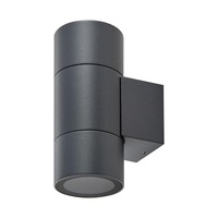 Nástěnná - IMPR 731233 Deko-Light venkovní nástěnné přisazené svítidlo Achernar Up and Down, 2x max. 35 W GU10, tmavěšedá - DEKOLIGHT
