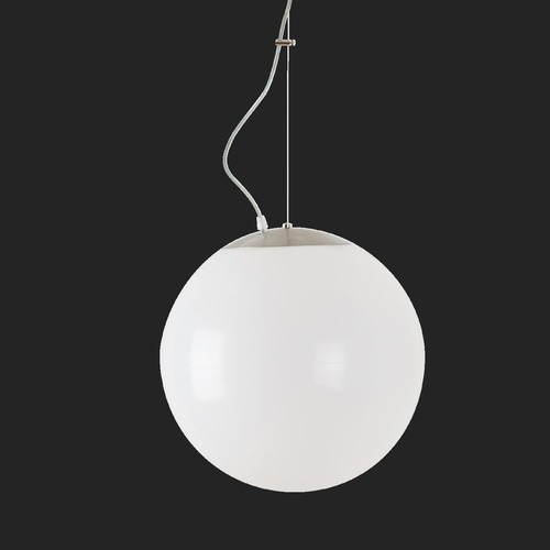 Nouzové osvětlení - OS ISI72223 ISIS L3 PM HP závěsné plastové svítidlo nerez broušená / bílá IP40 3000 K 52W LED nouzové kombinované 3 h (původní kód OS 72223) - OSMONT - foto 1