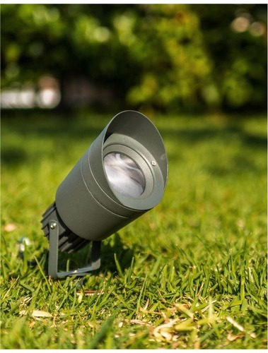 Zápichy - NV 767801 Venkovní svítidlo s bodcem INSIDE tmavě šedý hliník a sklo GU10 1x7W 220-240V IP54 bez žárovky - NOVA LUCE - foto 1