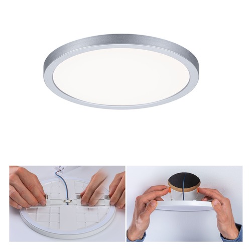 Koupelnová - P 93038 LED vestavné svítidlo Areo VariFit IP44 kruhové 175 13W 4.000K matný chrom - PAULMANN - foto 1