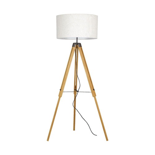 Stojací lampy - FAN I-STUDIOS/PT Stojací lampa STUDIOS dřevo, 1xE27, 75x151 cm - FANEUROPE - foto 1