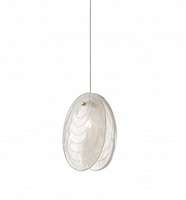 Subtilní - BOMMA 1/75/95310L/B/ALBST/205/A/BBR… Závěsné svítidlo MUSSELS alabastr / zlatá bez canopy - BOMMA