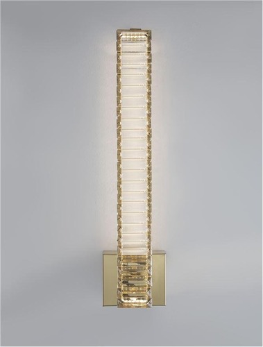 Podélná - NV 9333065 Nástěnné svítidlo AURELIA zlatý kov a křišťál LED 19W 230V 3500K IP20 třída I - NOVA LUCE - foto 1