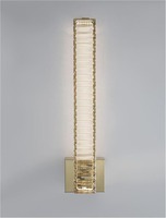 Podélná - NV 9333065 Nástěnné svítidlo AURELIA zlatý kov a křišťál LED 19W 230V 3500K IP20 třída I - NOVA LUCE