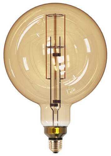 E27 - CEN INVG200-082722 LED TWIST FILAMENT GLOBE 200mm EPOCA DECO VINTAGE 8W E27 2200K 806Lm 360d DIMM 200x305mm IP20 - CENTURY - foto 1