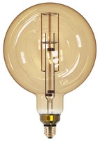 E27 - CEN INVG200-082722 LED TWIST FILAMENT GLOBE 200mm EPOCA DECO VINTAGE 8W E27 2200K 806Lm 360d DIMM 200x305mm IP20 - CENTURY