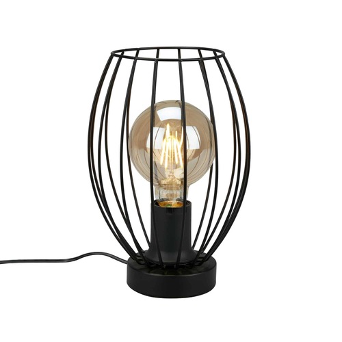 Stolní lampy dekorační - BRILO 7026-015 Stolní lampa, 25,6 cm, max. 25 W, černá - BRILO - foto 1