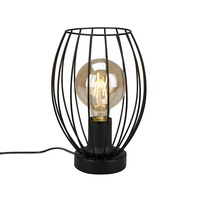 Stolní lampy dekorační - BRILO 7026-015 Stolní lampa, 25,6 cm, max. 25 W, černá - BRILO