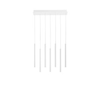 Dekorativní - FAN LED-PYPE-SQ7-BCO Závěsné svítidlo LED PYPE bílá 35 W 3290 lm CCT 56,5 x 200 cm - FANEUROPE