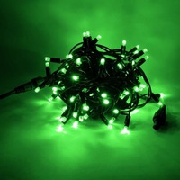 Venkovní řetězy - DLED SLN105G DecoLED LED světelný řetěz - 5m, zelená, 50 diod