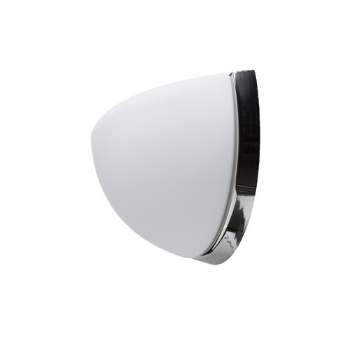 Dekorativní - OS NEL59451 NELA DL1 nástěnné skleněné svítidlo nerez / bílá IP43 3000 K 7W LED - OSMONT - foto 1