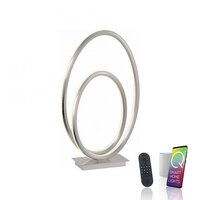Stolní lampy dekorační - PN 8283-55 Q-NEVIO LED stolní lampa Smart-Home s měnitelnou teplotou chromatičnosti vč. dálkového ovladače stmívání ZigBee 2700-5000K - PAUL NEUHAUS