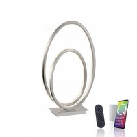 Stolní lampy dekorační - PN 8283-55 Q-NEVIO LED stolní lampa Smart-Home s měnitelnou teplotou chromatičnosti vč. dálkového ovladače stmívání ZigBee 2700-5000K - PAUL NEUHAUS
