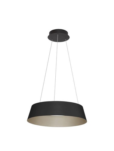 Kruhová - NV 9345658 Závěsné svítidlo ALBA černý hliník šampaň a zlatá LED 50W 230V 3000K IP20 stmívatelné - NOVA LUCE - foto 1