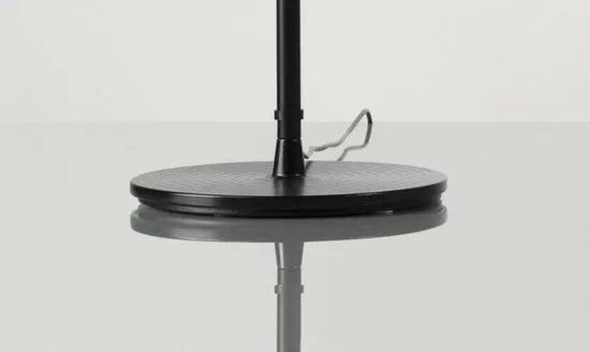 Kotvící prvky, držáky, závěsy - AR 0779030A Základna + stojna černá Tolomeo Mega Floor - ARTEMIDE - foto 1