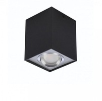 Downlight - AZZ AZ0930 Stropní bodové přisazené svítidlo Azzardo Eloy 1 black/aluminium AZ0930 GU10 1x50W IP20 9,5cm hranaté černo-hliníkové - AZZARDO