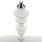 Stínidla, kryty, clony - AR DS2040CRCI Ohnivzdorný difuzor 165 + kovové obruče Inox Falkland Floor - ARTEMIDE