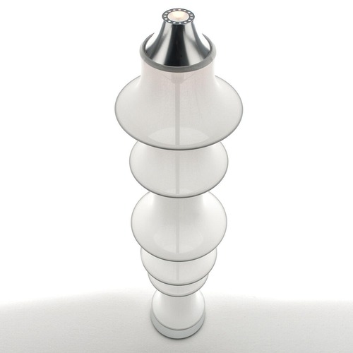 Stínidla, kryty, clony - AR DS2040CRCI Ohnivzdorný difuzor 165 + kovové obruče Inox Falkland Floor - ARTEMIDE - foto 1