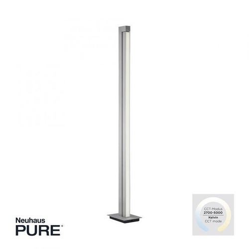 Stojací lampy - PN 421-95 Paul Neuhaus PURE LINES LED stojací svítidlo stmívatelné otočné vypínač 2700-5000K šedá - PAUL NEUHAUS - foto 1