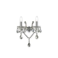 Dekorativní - ILUX 035642 Nástěnné svítidlo Ideal Lux Florian AP2 cromo 035642 chromové - IDEALLUX