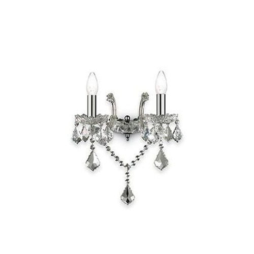 Dekorativní - ILUX 035642 Nástěnné svítidlo Ideal Lux Florian AP2 cromo 035642 chromové - IDEALLUX - foto 1