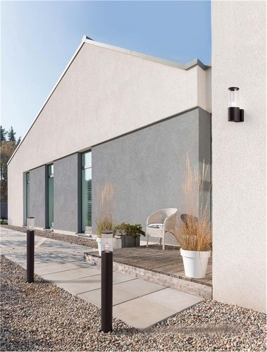 Nástěnná - NV 9060181 Venkovní nástěnné svítidlo ZOSIA tmavě šedý hliník a čirý akryl E27 1x12W 220-240V bez žárovky IP65 - NOVA LUCE - foto 1