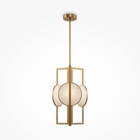 Dekorativní - M MOD099PL-03G Závěsné svítidlo Marmo 3x40W bílá/zlatá kov designové - MAYTONI