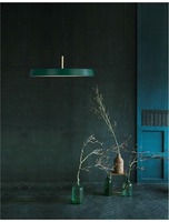 Kruhová - NV 910623 Závěsné svítidlo VETRO matný zelený hliník a akryl LED 41W 230V 3000K IP20 - NOVA LUCE