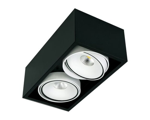 Downlight - BPM 8217.02.D40.3K Stropní svítidlo Gran Cube černá polomatná (vně i uvnitř) - BPM - foto 1