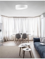 Kruhová - NV 9111362 Stropní svítidlo MAGGIO bílý hliník matný bílý akrylový difuzor LED 60W 230V 3000K IP20 - NOVA LUCE