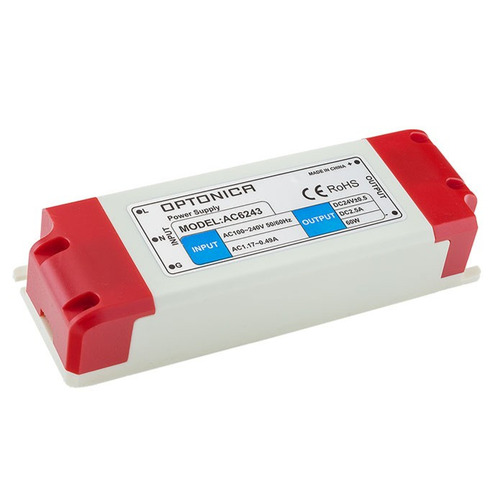 Plastové napájecí zdroje Optonica - LED plastové pouzdro Napájecí zdroj 24V 3 roky záruka - foto 1