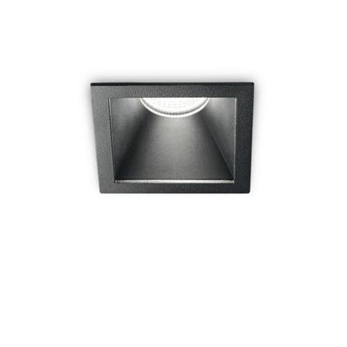 Hranatá - ILUX 192383 LED Zápustné bodové svítidlo Ideal Lux Game Square Black Black 192383 11W 850lm 3000K IP20 hranaté černé - IDEALLUX - foto 1