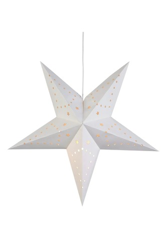 Interiérové dekorace - MAR 700701 Mikke bílá závěsná hvězda 45 cm - Markslöjd - foto 1