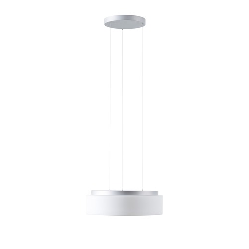 Kruhová - OS ERI67889 ERIS LE3 závěsné skleněné svítidlo stříbrná / bílá IP40 4000 K 27W LED DALI (původní kód OS 67889) - OSMONT - foto 1