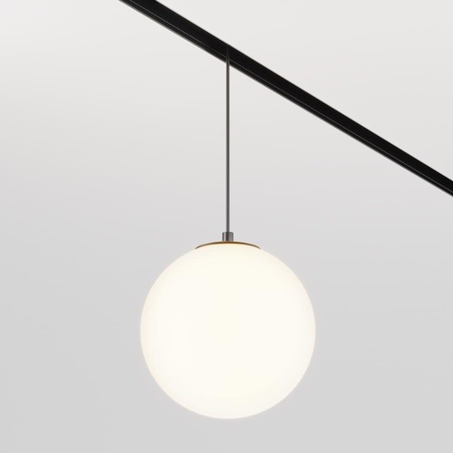 Lištové Magnetic Maytoni Exility - M TR039-2-5W3K-1 Závěsné svítidlo Luna 3000K 5W teplá bílá sklo černá Exility - MAYTONI - foto 1
