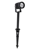 Zápichy - NV 9971455 Venkovní svítidlo s bodcem STAKE černý hliník a sklo LED 5W 3000K 100-240V 21st. IP65 - NOVA LUCE