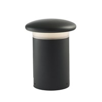 Sloupková - FAN LED-BITT-P28-ANT Sloupkové svítidlo PALO LED BITT antracit, hliník, 10 W, 1200 lm, CCT, IP65, 27,5 x 20,9 cm - FANEUROPE