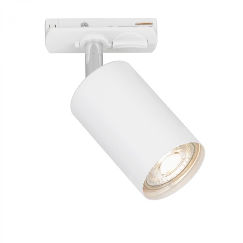 Lištové Briloner 230V - BRILO 8005016 LED spot GU10 lištový systém 230V – vysokonapěťový, 13,8cm, otočný/nastavitelný, bílý - BRILO - foto 1