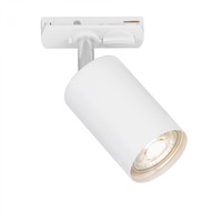 Lištové Briloner 230V - BRILO 8005016 LED spot GU10 lištový systém 230V – vysokonapěťový, 13,8cm, otočný/nastavitelný, bílý - BRILO