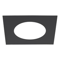 Pojistky, baterie, startéry - LA 1006149 Numinos® L montážní rámeček hranatý 240/150 mm černý - BIG WHITE (SLV)